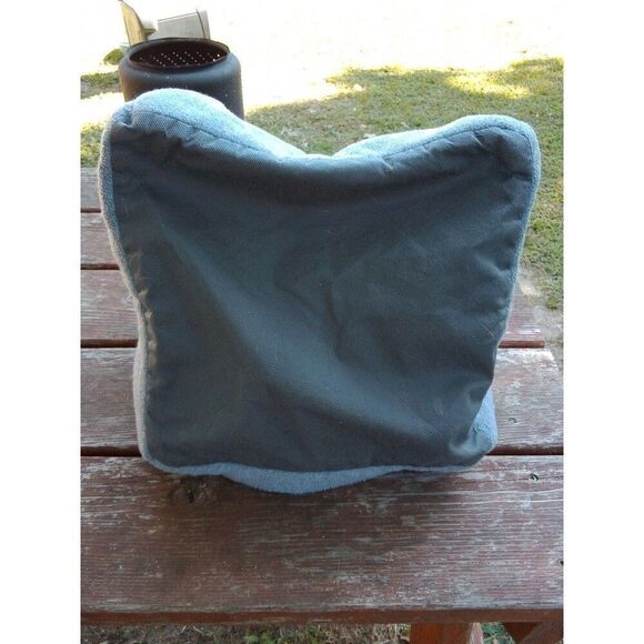 Fur Haven Gray fleece pet dome tent bed small dog or cat - Picture 4 of 7
